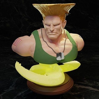 astúcia rua lutador Admirador arte Lutador Capcom Ryu ken videogames 3dprinting esculturas 3d print model - Mito3D