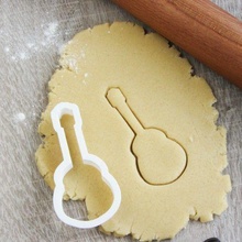 guitar cookie cutter professional house 3dprinting biscuit biscuits cookiecutter cooky dining fondant ginger gingerbread household keyhole kitchen kitchenware pastry printable 3d print model - Mito3D