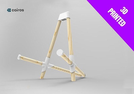 gitar ayakta durmak bas 3d basılı Odun mobilya çağdaş Kulp destek minimalist tasarım İskandinav parke akustik Yazdır iç dekorasyon şık ev 3d print model - Mito3D