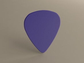 sabit kalın guitarpick hobi-diy guitarpicks seç mızrap alır pena hobi diy diğer dae 3d print model - Mito3D