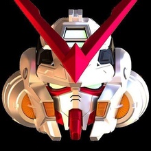 gundam égaré rouge cadre casque 3d modèle rx0 fantôme anime manga mecha jouets licorne aimant robot bandai bande chevalier fantaisie loisir walsh3d diy 3d print model - Mito3D