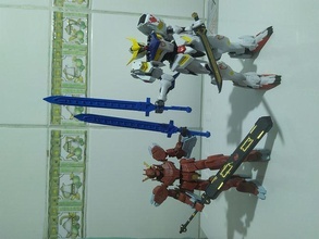 gundam ibo grace basic sword mecha hg mg robot armas espada meca anime mobile suit games toys 3d print model - Mito3D
