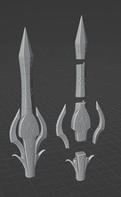 gungnir odin scepter mythology asgard avenger marvel thor god loki games toys 3d print model - Mito3D