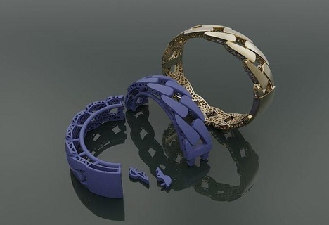 gurmet bangle gold silver jewelry jewellery printable bracelet bracelets jewel bangles gurmetbangles 22k 14k miamichuban chubanbangles printabledesign 3djewellery 3d print model - Mito3D