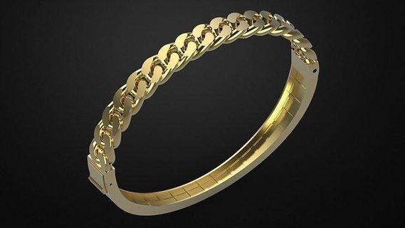 Gourmet Licht Armband Schmuck Platin Gold Luxus Juwel Hochzeit Kunst Silber Diamant Ringe Ring Design brillant wertvoll leuchtenden Engagement druckbar Armbänder 3d print model - Mito3D