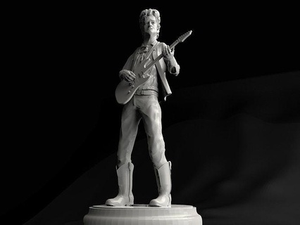 gustavo Cerati 3d Yazdır model hd Kaya Arjantin soda sodastereo müzik seti Sanat heykeller 3d print model - Mito3D
