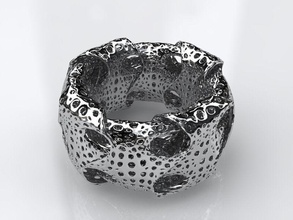 gyro bracelet jewelry gyroid protonik mathematical bracelets 3d print model - Mito3D