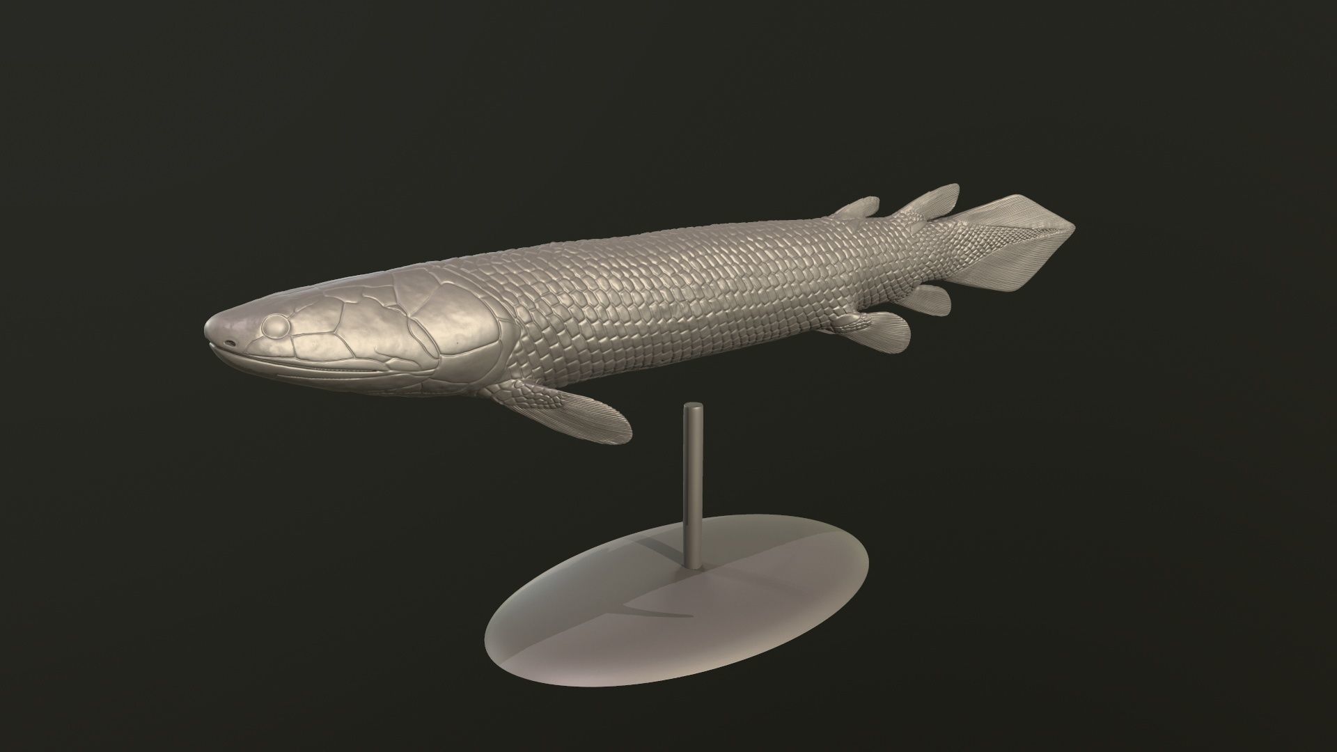 girotichio dinosauro paleoart estinto tirannosauro rex creatura iguana arte sculture 3D print model - Mito3D