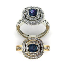 h lrng 04 joalheria ouro noivado jóia gema brilhando diamante anel esterlina argolas 3d print model - Mito3D