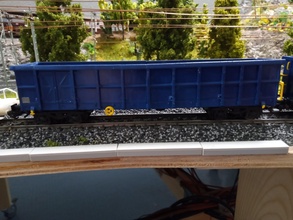 h0 1-87 scale boxcar eanos railway model train railroad wagon freight transport hobby diy miniatures mechanical rail modelrailway 3d print model - Mito3D