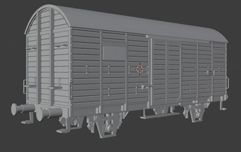 h0 1-87 scale gr 20 freight car railway model train railroad wagon transport tamns895 hobby diy miniatures mechanical rail modelrailway 3d print model - Mito3D