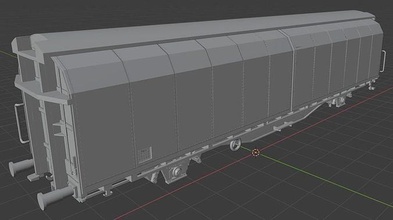 h0 1 87 échelle factures 308 cargaison voiture chemin fer modèle train wagon transport loisir DIY miniatures mécanique rail 3d print model - Mito3D