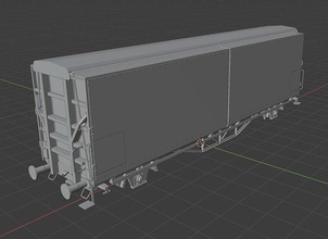 h0 1-87 scale hbis-tt 293 freight car railway model train railroad wagon transport hobby diy miniatures mechanical rail modelrailway hbis 3d print model - Mito3D