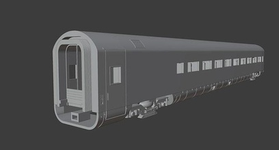 h0 1 87 ölçek yolcu vagonları apmz 116 0 demiryolu model tren vagon hobi kendin yap arabaları araç ulaşım seyahat buz büyükşehir 3d print model - Mito3D
