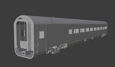 h0 1 87 ölçek yolcu vagonları apmz 116 demiryolu model tren vagon hobi kendin yap arabaları araç ulaşım seyahat buz büyükşehir 3d print model - Mito3D