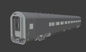 h0 1 87 ölçek yolcu vagonları apmz 116 4 demiryolu model tren vagon hobi kendin yap arabaları araç ulaşım seyahat buz büyükşehir 3d print model - Mito3D