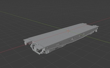 h0 1-87 scale rlmmps freight car railway model train railroad wagon transport hobby diy miniatures mechanical rail modelrailway 3d print model - Mito3D