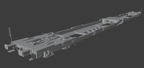 h0 1 87 rahmen sdggmrss tasche wagen eisenbahn modell zug fracht transport hobby diy miniaturen mechanisch schiene modelrailway 3d print model - Mito3D