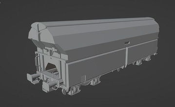 h0 1-87 scale talns 970 freight car railway model train railroad wagon transport modelrailway tank industry rail hobby diy 3d print model - Mito3D