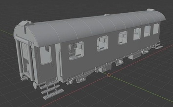 h0 1 87 scala umbauwagen ab3yg 1st 2nd classe ferrovia modello treno carro passatempo fai rotaia passeggeri federale vagoni 3d print model - Mito3D
