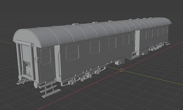 h0 1 87 scala umbauwagen ab4yg 1st 2nd classe ferrovia modello treno carro passatempo fai rotaia passeggeri federale vagoni 3d print model - Mito3D