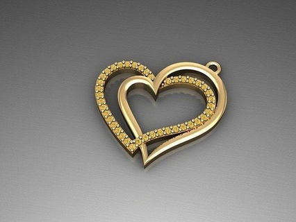 h52- diamond necklace rings jewelry gems fashion gold design silver ring elegant shining gem bracelet earring pendant sapphire women wedding 3d print model - Mito3D