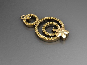 h63 diamante collar anillos joyería joya gemas Moda oro diseño plata anillo elegante brillante pulsera arete colgante pendiente zafiro mujer Boda 3d print model - Mito3D