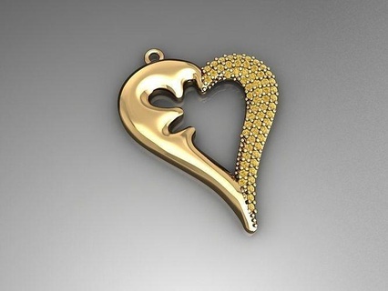 h82- diamond necklace rings jewelry gems fashion gold design silver ring elegant shining gem bracelet earring pendant sapphire women wedding 3d print model - Mito3D