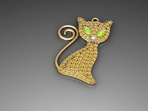 h99 diamante gato colar argolas joalheria joias moda ouro Projeto prata anel elegante brilhando gema pulseira brinco pingente safira mulheres Casamento 3d print model - Mito3D