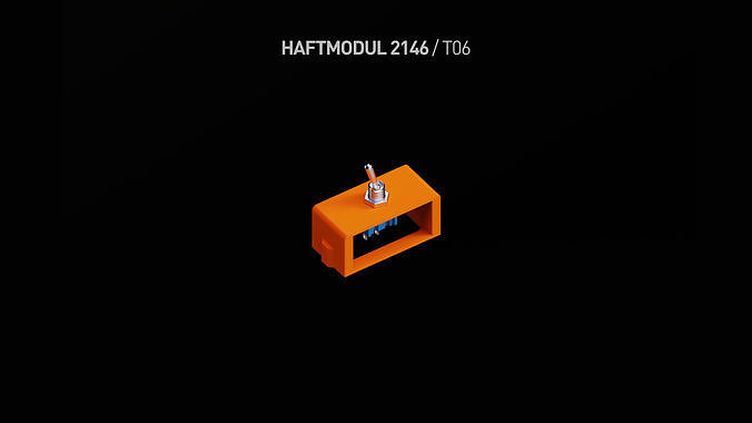 haftmodul 2146 t06 imprimible bricolaje diy interruptor palanca pasatiempo electrónica haftmodul2146 manta arduino frambuesa mega nano daniel 3d impresión 3D print model - Mito3D