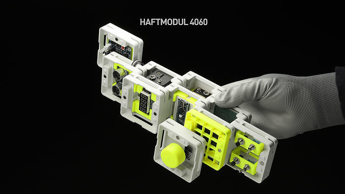 haftmodul 4060 electrónica bricolaje diy pla imprimible manta arduino mega nano frambuesa daniel potenciómetro hcsr04 pasatiempo imán electrónico tecnología diseño 3D print model - Mito3D