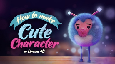 hairy character cute animal fun art sculptures 3d print model - Mito3D