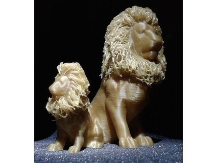 kıllı aslan heykel Sanat dekorasyon saç heykeller dekor karakter şekil Yazdır 3dlion yele hayvan yelesi kılı illüstrasyon orman 3d print model - Mito3D