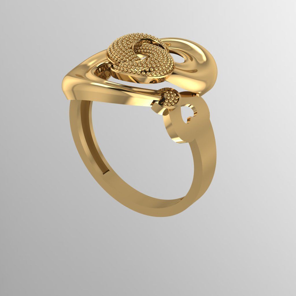 15 halka takı altın yüzük düğün gem nişan mücevher yazdırılabilir elmas Gümüş engagem yüzüğü moda güzellik kolye gergedan 3D print model - Mito3D