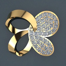 93 halka takı altın yüzük düğün yazdırılabilir Gümüş kolye gem elmas moda güzellik nişan yüzüğü bilezik küpe mücevher cad engagem gergedan 3d print model - Mito3D