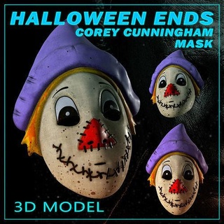 halloween ends corey cunningham mask halloweenends coreycunningham michaelmyers horror art sculptures 3d print model - Mito3D