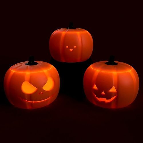 halloween jack lantern candle tealight interior light art decorative tea pumpkin horror spooky house decor 3D print model - Mito3D
