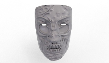 Cadılar Bayramı maskesi moda hayalet cadı Noel zombi trickortreat sonbahar parti ürkütücü kostüm jackolantern perili ev desen korkutucu maske gözlük 3d print model - Mito3D