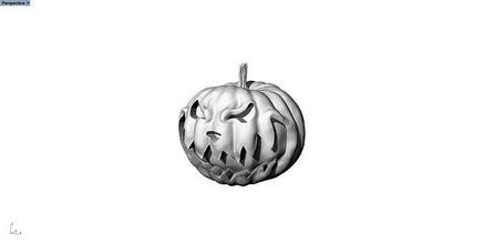 Halloween Kürbis Kunst Tier Skulpturen Halskette dekorativ Natur druckbar Statue Juwelier Ring Spiele Spielzeuge Spiel Zubehör 3d print model - Mito3D