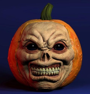 halloween pumpkin calabaza horror print art sculptures 3d print model - Mito3D