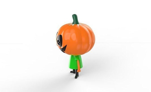 Halloween citrouille homme horreur fantaisie effrayant personnage mal légume terrifiant monstre lanterne lampe jack hanté art sombre Jeux jouets 3d print model - Mito3D