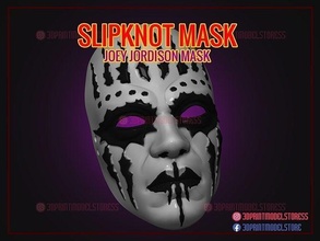 halloween slipknot maske joey jordison grusel zombie tot unheimlich tod ritter helm cosplay kostüm benutzerdefiniert spiele spielzeuge 3d print model - Mito3D