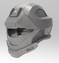 halo 3 recon helmet cosplay wearable printable armor hobby diy 3d print model - Mito3D