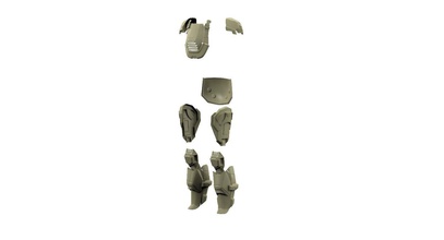 aréola 4 armaduras equipamento 3dprint capacete jogos brinquedos acessórios passatempo faça 3d print model - Mito3D
