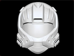 Halo cqb casque airsoft cosplay espace 3dshophelmet galactique Jeux jouets Jeu accessoires 3d print model - Mito3D