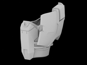 Halo infini mk vii nettoyer épaule tampon 3d impression fichier armure atteindre cosplay costume moule loisir DIY 3d print model - Mito3D