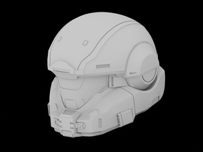 halo enigma helmet attachments 3d print file infinite cosplay display mold reach diy hobby props armor costume wearable mk vii 3d print model - Mito3D
