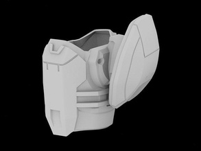 Halo infini mk vii faunus épaule tampon 3d impression fichier armure atteindre cosplay costume moule loisir DIY 3d print model - Mito3D