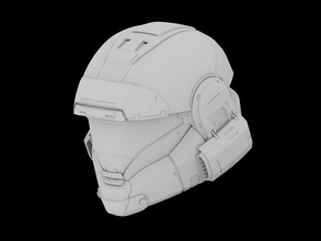 aréola infinito queda fogo capacete 3d impressão arquivo cosplay adereços exibição mofo alcance odst faça passatempo traje armaduras marca vii 3d print model - Mito3D
