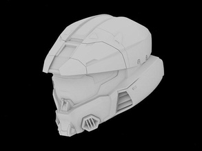aréola mk vii capacete anexos 3d impressão arquivo infinito cosplay faça adereços exibição mofo alcance passatempo armaduras traje vestível 3d print model - Mito3D
